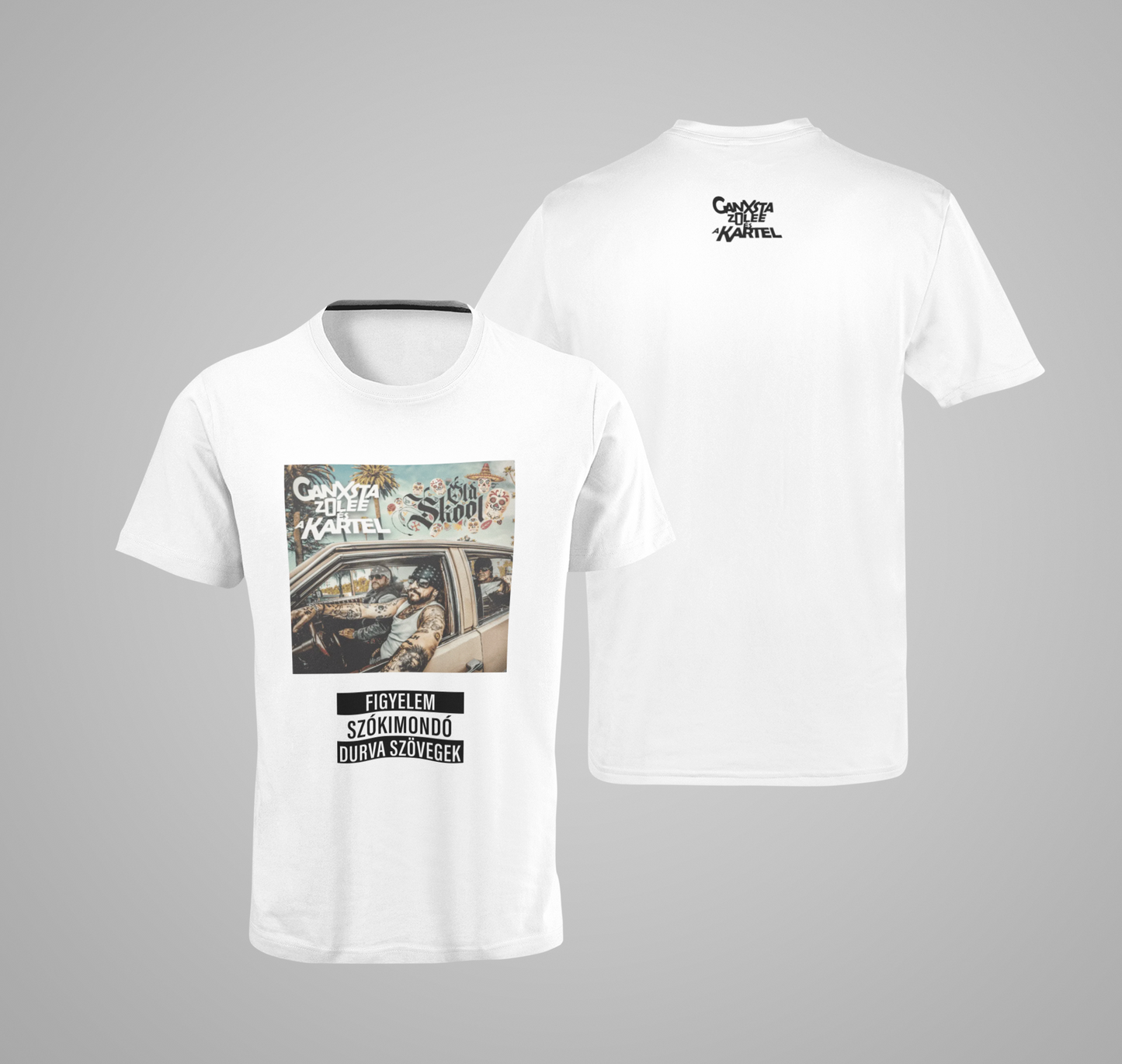 Oldskool album férfi póló